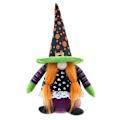 Miniatyrbillede 1 af 5: Halloween Pynt Hexe Tomte Svensk Tomte Plys Håndlavet Skandinavisk Elf Nisse Dværg Ferie Dekoration Fletninger