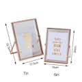 Miniatyrbilde 2 av 5: Glassfotoramme Bildeholder 6 TOMMER 6 tommer