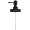 Soap Pump Lid, Rustproof Pump and Lid Replacement for Mason Jar or Other DIY Lotion Soap Dispenser