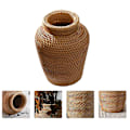 Pikkukuva 2 / 3: 1 kpl Rattan-kudottu Kukkakoru Maalaismainen Kukkakori Valokuvarekvisiitta (ruskea)Ruskea18X15CM