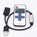Miniatyrbild 3 av 5: DC5-24V 11 Keys Mini USB RF Wireless Dimmer Remote Control LED Controller for Single Color Strip