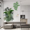 Miniatyrbilde 1 av 4: Sxbd Grønne planter veggdekaler, avtagbare vanntette