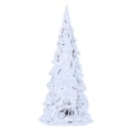 Miniatyrbild 2 av 5: 4-pack LED-upplysta färgglada akryl-julgranar för festlig bordsdekoration