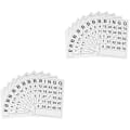Miniatyrbillede 3 af 4: 120 stk Bingo Spil Bingo Til Sjov Intellektuel Udvikling Legetøj (hvid) 120 stk 15*18cm