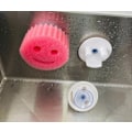Miniatyrbillede 4 af 4: Svampeholder Køkkenvask Caddy med Sugeskål Installation Hvid Vask Caddy til Badeværelse Køkken