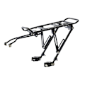 Miniatyrbillede 2 af 4: Professionel cykelbagagebærer Cykellastbærer Cykelkurvbærer Aluminiumlegeringslastbærer Sort 39x37cm