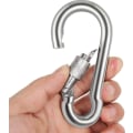 Miniatyrbild 5 av 5: 6 st Låsande Karabinkrokar, Rostfritt Stål Fjäder Snap Hook Låsande Karabinkrok Tung Duty - 304 Premium Rostfritt Stål Tumskruv Karabinkrok