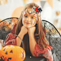 Miniatyrbillede 4 af 4: 2 stk Halloween Hårklemmer Glitter Pandebånd, Græskar Spøgelse Hexehat Edderkoppespind Hårnåle Hårpynt Halloween Barrette