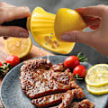 Miniatyrbillede 1 af 5: Håndpressere, Citronpresser 4 i 1 Professionel Håndcitronpresser Rustfrit Stål Citron Lime Appelsin Manuel Frugtpresser