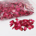 Miniatyrbilde 1 av 5: Naturlige tørkede roseblader Ekte blomst Tørre røde roseblader for fotbad Kroppsbad Spa Bryllupskonfetti Hjemmeduft Håndverk