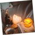 Miniatyrbillede 4 af 4: 4 stk. Rose Elektroniske Lys Halloween Lys Bryllupslys Rose Lys Bryllupsbatteri Lys LED Valentinsdag Teelys