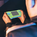 Miniatyrbillede 1 af 3: Håndholdt Spilkonsol Vandret Skærm Retro Nostalgisk Arcade Enkelt Dobbelt 800 I En Spilkonsol Green