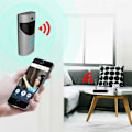 Miniatyrbillede 2 af 5: Trådløs Visuel Stemme Intercom Wifi Mobiltelefon Fjernbetjening Elektronisk Smartdørklokke Sølv