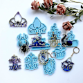Miniatyrbillede 2 af 5: Halloween Hexe Nøglering Form Epoxy Krystal Silikon Form Tilpasset FormC
