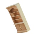 Miniatyrbillede 2 af 5: Børneværelsesmøbler Mini Bogreol Model Mini Dukkemøbler Mini Bogreol Håndværk Mini Møbler Min Beige 16.7X7.9CM