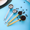 Miniatyrbilde 4 av 4: Premium Kaffeskjesett, Sett med 6, Metall Rustfritt Stål Langskaftet Kaffeskje, Måleskjeer for Kaffe