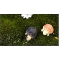 Miniatyrbillede 5 af 5: Mini Skildpadde Model Fe Have Miniature Hjem Terrarium Hjem Desktop Sukkulenter Mikro Landskab Dekoration (6 stk, Gul + Sort)