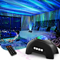 Miniatyrbilde 1 av 5: (Svart) Lysmoduser Takprojektor Nordlys Timer Galaxy Projektor for Soverom, Stemningsbelysning Romlys