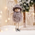 Miniatyrbillede 5 af 5: Juletræspendant Julepynt Juledukke Hængende Engel Håndværk 3 stk