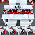 Miniatyrbilde 2 av 5: FawnJuledukservise Høytidsdukservise Dukservise Plassmatte Restaurant Borddekorasjon Høytids Bursdagsfest Dekorasjon 12 X 71 TommerFawn