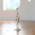 Miniatyrbillede 4 af 5: Halloween Retro Skalle Spejl Hjem Soveværelse Badeværelse Dekoration Ornament