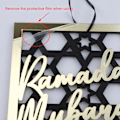 Miniatyrbilde 5 av 5: Stil 8 Holy Quran Veggkunst Akryl Veggpynt DIY Mural Pynt Stue Soverom Stil 8