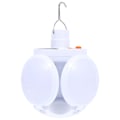 Pikkukuva 1 / 2: Led-aurinkovalot puutarhaan, seinävalaisimet, Led-telttavalaisin, puutarhan riippuvalaisin, telttavalot, navetan riippuvalaisin, valkoinen 11,5 x 14 cm