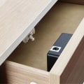 Pikkukuva 3 / 5: Sähköinen kaapin lukkokaapeli - Piilotettu DIY-lukko puukaappiin, laatikkoon, kaappiin, asekaappiin, jossa on 5 avainkorttia/avainta