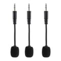 Minimikrofoni 3,5 mm liitin joustava 3 kpl
