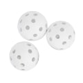 Miniatyrbilde 1 av 2: 3 stk. Air Flow Hollow Balls Plast Treningsballer For Øvelse (hvit) Hvit 3 stk.