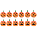 Miniatyrbillede 5 af 5: 6/12 Styk Mini Halloween Kunstig Skum Grøntsagspumpekin Simulation DIY Håndværk Hjem Fødselsdagsfest Bryllup Dekoration Forbrugsvarer Gul 6 Hvid 6