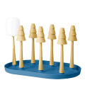Miniatyrbillede 3 af 5: 2 stk. Babyflaske Tørrestativ, Pladsbesparende Flasketørrer Holder til Flasker, Sutteflasker, Pumpedèle, Kopper