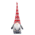 Miniatyrbillede 2 af 5: Julelang Hat Svensk Tomte Julemand Plyslegetøj Dukke Ornament Hjemmefest Dekoration Julegaver Grå Hat