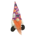 Miniatyrbillede 1 af 5: Halloween-nisse Håndlavet Dværg Plysdukke Edderkop Spøgelse Skandinavisk Tomte Ornament Lilla spøgelseshat