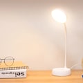 Miniatyrbilde 2 av 4: LED skrivebordslampe Øye-pleie bordlampe kontorlampe, trinnløs dimmbar leselampe, berøringskontroll, 360° fleksibel svanehals for