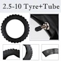Miniatyrbillede 2 af 5: Dæk og slange sæt 2.50-10 2.50x10 til CRF50 XR50 PW50