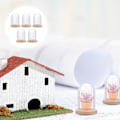 Miniatyrbild 4 av 5: 5 st Mini Muffinsformar för Cupcakes Mini Matöverdrag Miniatyrkaka Tallrik Choklad Ljusbrun 4X3cm Light Brown 4X3cm
