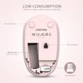 Miniatyrbillede 3 af 5: Trådløs mus, 2,4G støjfri mus med USB-modtager - Bærbar computermus til PC, tablet, bærbar computer med Windows-system - Pink