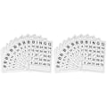 Miniatyrbillede 2 af 4: 120 stk Bingo Spil Bingo Til Sjov Intellektuel Udvikling Legetøj (hvid) 120 stk 15*18cm