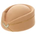 Band Costume Hat Flight Attendant Hat for Decoration 2pcs Khaki