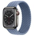 Miniatyrbillede 5 af 5: Elastisk rem til Apple Watch 38mm/40mm/41mm Sort Sort Sort m Sort m Svart m