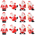 Miniatyrbilde 2 av 3: 12 stk Blush Dekor Håndverk Miniatyrer Julenissen Julebord Ornament Mikro Landskap Ornament Rød 3.7x3x3cm Red 3.7x3x3cm