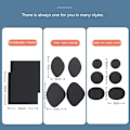Pikkukuva 7 / 8: 1 kpl itseliimautuva tummanharmaa kantapala urheilukenkien reikien korjaamiseen Dark Grey/1 piece