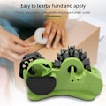 Miniatyrbillede 3 af 5: Pakketape Dispenser Med Ruminddeling og 1-tommers & 3-tommers Dobbelt-rulle Kerner, semi-automatisk Des