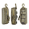 Miniatyrbillede 1 af 4: Molle Brilleglaspose Solbril Etui Militær Talje Pakke Taske Utility Edc Pose Sort Farve