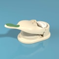 Miniatyrbillede 1 af 2: Presset Dumpling Wrap Beigefrugt Kurv Madvarer Køkken Organisation Måltid Prep Beholder Kaffe