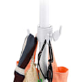 Miniatyrbilde 3 av 4: Firebenskrok for paraplyankerstang, plastfirebenskroktilbehør for hageparaplystang (3 stk)