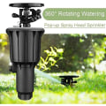Miniatyrbilde 2 av 4: Høytrykks 360 ​​Graders Automatisk Vanningsroterende Sprinklerhode Pop-up Vanningssprinkler 3/4 Tomme 1/2 Tomme