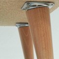 Miniatyrbillede 4 af 4: 4 stk. La Vane Møbelbensmonterings Plade med Fastgørelsesskruer til Møbler, Sofaer, Sæder
