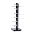 Miniatyrbillede 1 af 4: Solbrille Display Stativ Metal Solbrille Stativ Solbrille Display Holder Metal Stativ Bordplade Briller Stativ Sort Black
